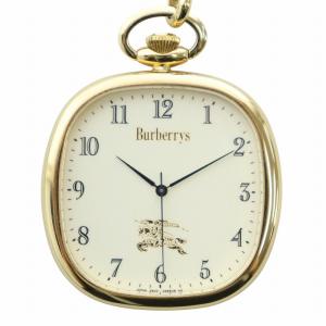 懐中時計 クォーツ スクエア ゴールドカラー 2830-263839