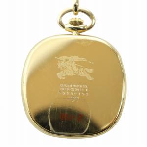 burberrys 懐中時計 クォーツ スクエア ゴールドカラー 2830-263839