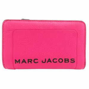 二つ折り財布 コンパクトウォレット レザー ロゴ ピンク /GV GY11