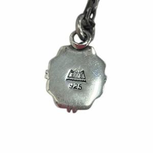 SAAD ネックレス アクセサリー ペンダント ターコイズ ロゴ Silver925 シルバー色 GY18 /MQ