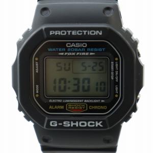 腕時計 ウォッチ クォーツ デジタル ロゴ スクエア カレンダー付き 黒 ブラック DW-5600E-1