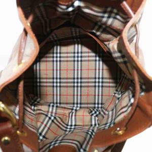 burberrys ショルダーバッグ 内側ノバチェック ブラウン