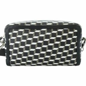 PIERRE HARDY カメラバッグ マックス CUBE PVC ブラック ホワイト