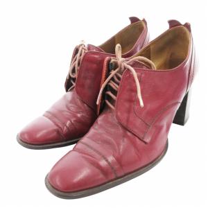 ブーティ レースアップ 4 ブラウン