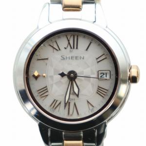 シーン SHEEN 腕時計 ウォッチ ソーラー電波 ローマン ロゴ シルバー色 GY18 /MQ