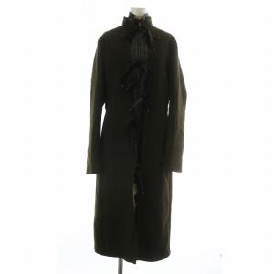 Archive DIRK BIKKEMBERGS 4way リバーシブルコート Hommes Pour de la Femme コート ウールブレンド レザー切替 44
