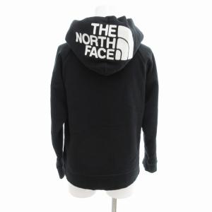THE NORTH FACE Rearview Full Zip Hoodie パーカー フーディ ジップアップ ロゴ 刺繍 M 黒