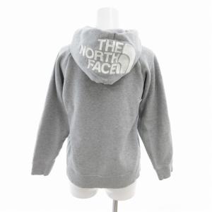 THE NORTH FACE Rearview Full Zip Hoodie パーカー フーディ ジップアップ ロゴ 刺繍 M グレー