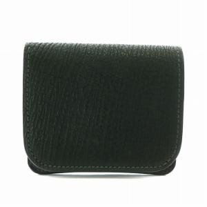 CASA 財布 二つ折り シャークスキン グリーン
