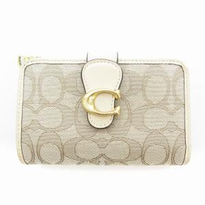 タビー 二つ折り財布 ウォレット シグネチャー ジャカード アイボリー CA194 /UO GY18