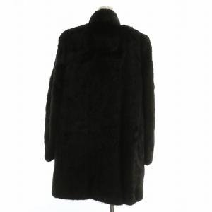 SAGA MINK 金サガ VISELLE ファーコート アウター 毛皮 ミンク ミドル 肩パッド 13 XL 茶色 ブラウン