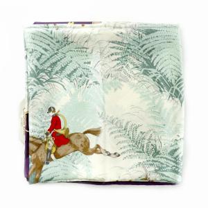 Christian Dior スポーツ SPORTS スカーフ ストール バンダナ マフラー ロゴ 動物 馬 総柄 白 ホワイト 紫