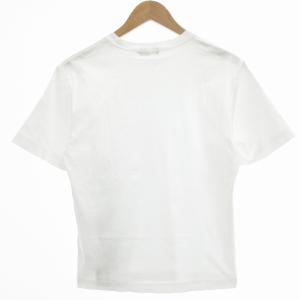 BLACK LABEL CRESTBRIDGE Tシャツ 半袖 カットソー ロゴ プリント M 白 ホワイト 黒 ブラック /OU GY18
