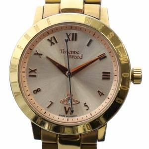 腕時計 クォーツ カレンダー付き ローマン オーブ ゴールドカラー VV152RSRS