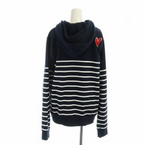 SWEET YEARS セットアップ 上下 スウェット パーカー ジョガーパンツ ボーダー柄 長袖 ジップアップ ハート刺繍 ロゴ