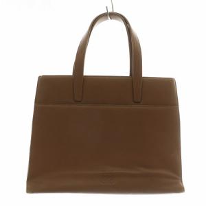 ハンドバッグ ショルダー 2WAY レザー アナグラム ロゴ 茶色 ブラウン /XZ GY11