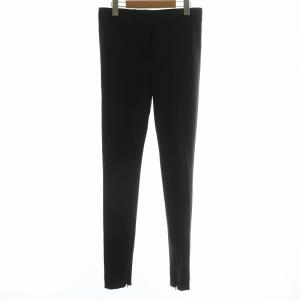 パンツ スラックス ウール混 テーパード 裾ジップ ジップフライ 32 XXS 紺 ネイビー /XZ GY11