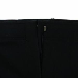 JIL SANDER パンツ スラックス ウール混 テーパード 裾ジップ ジップフライ 32 XXS 紺 ネイビー /XZ GY11