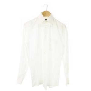 シャツ ワイシャツ Yシャツ レギュラー 長袖 無地 15.5 39 M 白 ホワイト /AO15 GY18