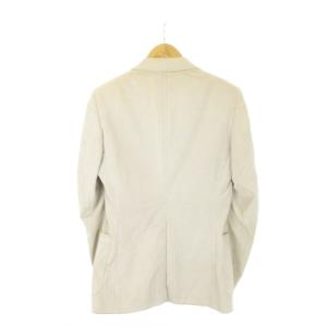 GUCCI テーラードジャケット コーデュロイ シングル 背抜き センターベント 46R S グレー /AH21