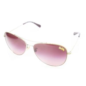 サングラス アイウェア ティアドロップ ダブルブリッジ メタルフレーム ロゴ グラデーションカラーレンズ