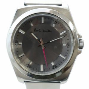 腕時計 ウォッチ クォーツ ロゴ シルバー文字盤 シルバー色 6038-H24741 GY18 /MQ