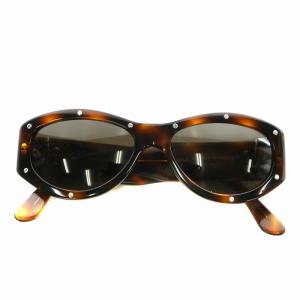 サングラス セルフレーム カラーレンズ べっこう柄 ココマーク