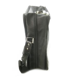 dunhill ブリーフケース ビジネスバッグ 2way ショルダーバッグ PVC レザー ロゴ 黒 ブラック /AO2