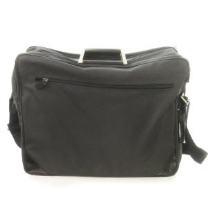 dunhill ブリーフケース ビジネスバッグ 2way ショルダーバッグ PVC レザー ロゴ 黒 ブラック /AO2