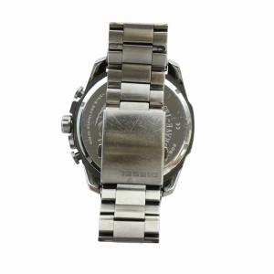 DIESEL ジャンク品 腕時計 ウォッチ クォーツ クロノグラフ カレンダー付き 青文字盤 シルバー色 DZ-4329