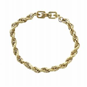 ブレスレット アクセサリー ロゴ 刻印 ゴールド色 GY18 /MQ