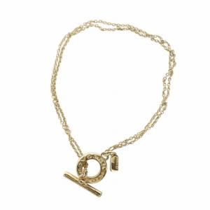 ブレスレット 2連 アクセサリー マンテル ロゴ ゴールド色 GY18 /MQ