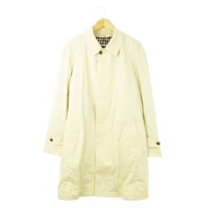ステンカラーコート ロング丈 コットン ライナー付き 42 XL ベージュ /CK3 GY18