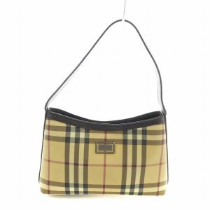 ハンドバッグ ノバチェック ベージュ