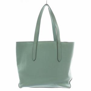 COACH ゴッサム トート 34 トートバッグ ハンド レザー マグネット 型押しロゴ 水色 ライトブルー C0240