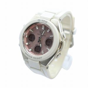 CASIO ベビージー Baby-G 腕時計 ウォッチ カレンダー付き ロゴ タフソーラー ピンク文字盤 白 ホワイト