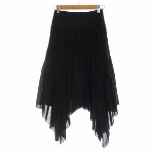 ドレープスカート 38 ブラック