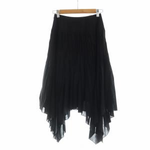 Jean Paul GAULTIER ドレープスカート 38 ブラック