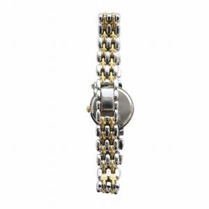 SEIKO 腕時計 ウォッチ クォーツ 白文字盤 ロゴ ローマン シルバー色 ゴールド色 1F21-0A30 GY18