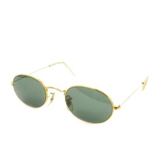 B&L ヴィンテージ サングラス 眼鏡 オーバル メタルフレーム ロゴ ケース付き ポシュロム社製 ゴールドカラー