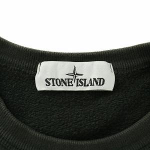 STONE ISLAND Graphic Eleven トレーナー スウェット 長袖 裏起毛 クルーネック ロゴ 刺繍 S 緑 グリーン