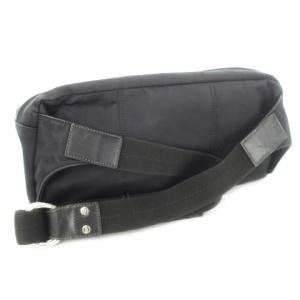 COACH ボディバッグ ワンショルダーバッグ ナイロン レザー 革 ロゴ 黒 ブラック /CK22 GY18