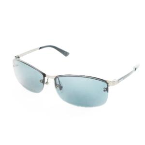 サングラス スクエア ハーフリム チタン ロゴ 6114-132 黒 ブラック /AH6 GY18