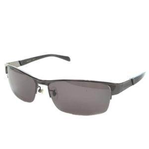 サングラス 眼鏡 メタルフレーム ハーフリム ナロー ロゴ 6016 130 ガンメタ S8687J /MN4