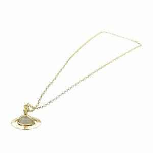 Vivienne Westwood ペンダント オーブ ラインストーン ゴールドカラー