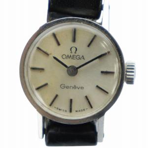 Geneve 腕時計 ヴィンテージ 手巻き レザーベルト