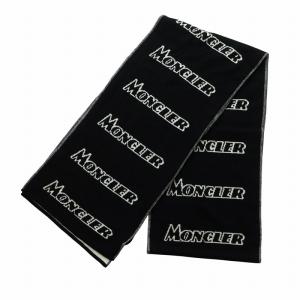 SCIARPA TRICOTO マフラー ストール ロゴ 黒 ブラック E20919903000 A9054