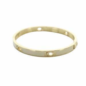 バングル ブレスレット アクセサリー ロゴ ゴールド色 GY18 /MQ