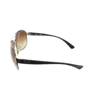 Ray-Ban サングラス 眼鏡 メタルフレーム アビエーター ティアドロップ スモークレンズ ロゴ 6713 3N シルバーカラー