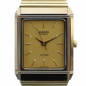 DIASTAR ダイヤスター 腕時計 ウォッチ クォーツ スクエア ゴールドカラー 金色 132.9529.3